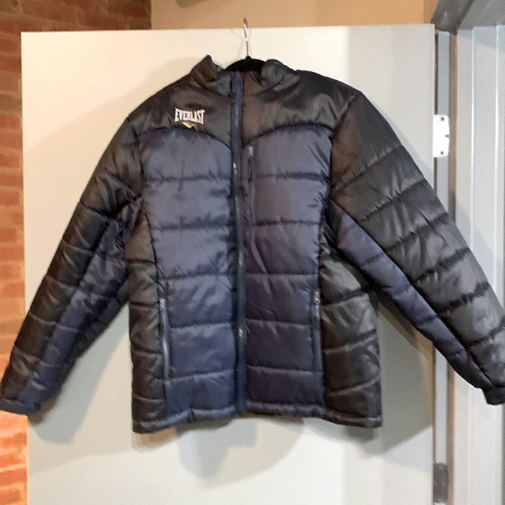 Everlast Puffer Coat Men’s Large in Blue & Black